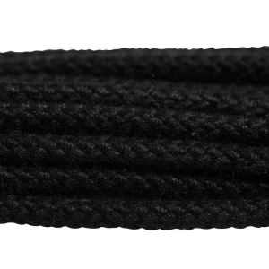 Crockett & Jones Black Braided Laces - 130cm