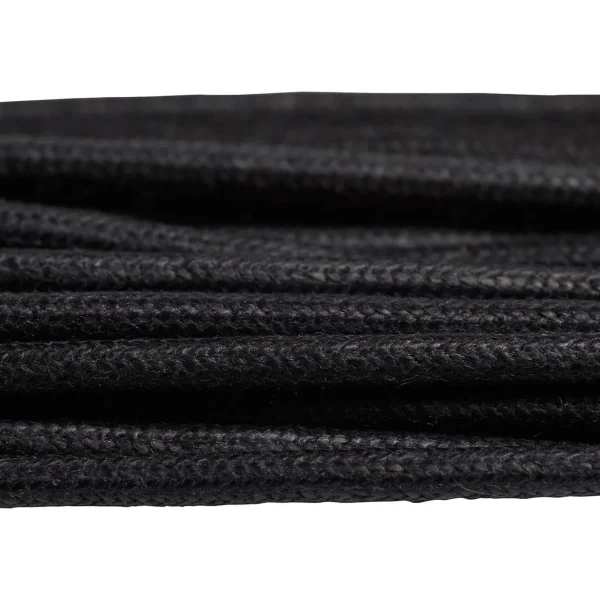 Crockett & Jones Black Wax Laces - 60cm