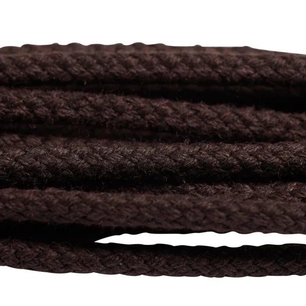 Crockett & Jones Dark Brown Braided Laces - 65cm