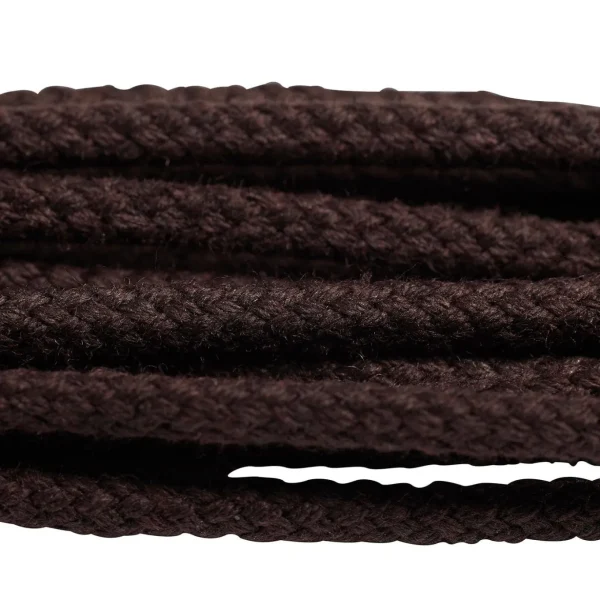 Crockett & Jones Dark Brown Braided Laces - 130cm