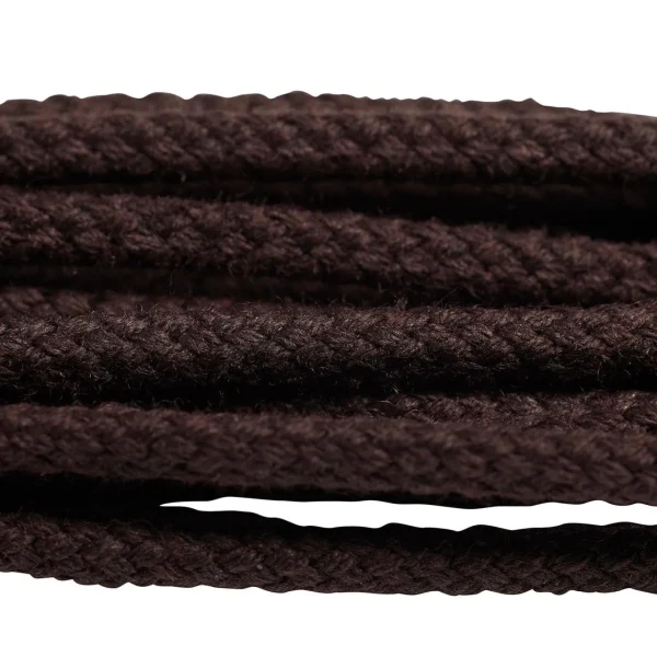 Crockett & Jones Dark Brown Braided Laces - 70cm