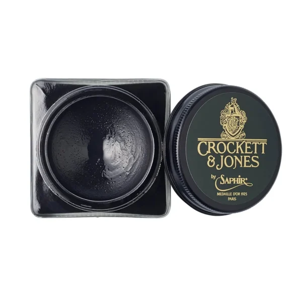 Crockett & Jones Pommadier Shoe Cream - Black(01) 75ml