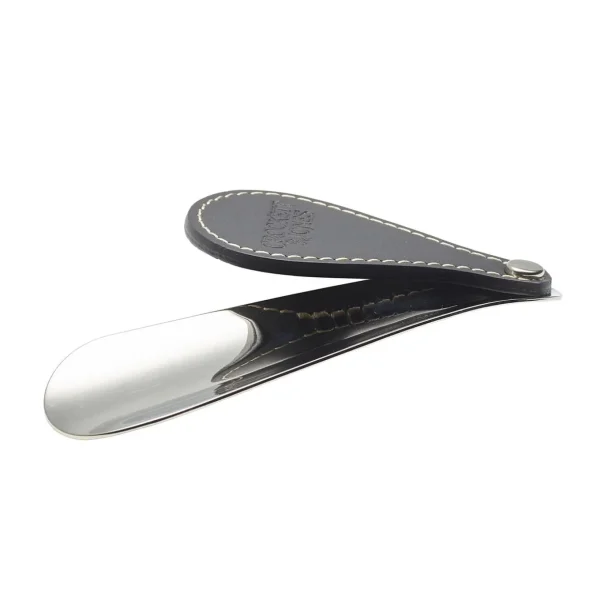 Crockett & Jones Shoe Horn - Black Leather